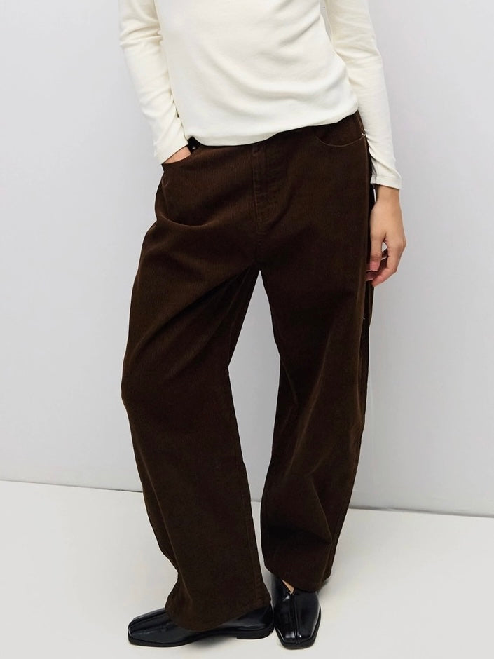MIRANDA CORDUROY BARREL PANT