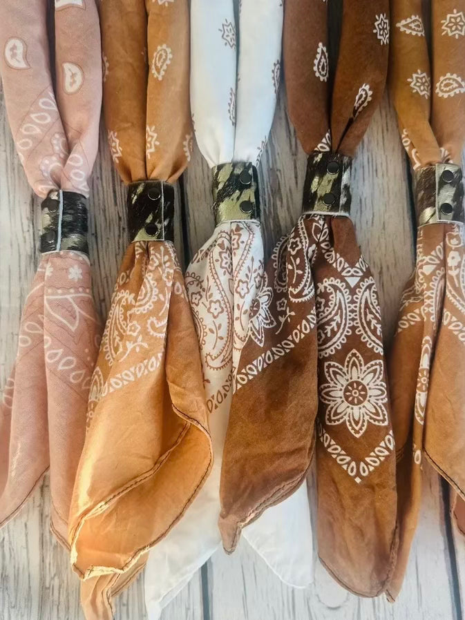 SUN BLEACHED BANDANA-TERRACOTTA