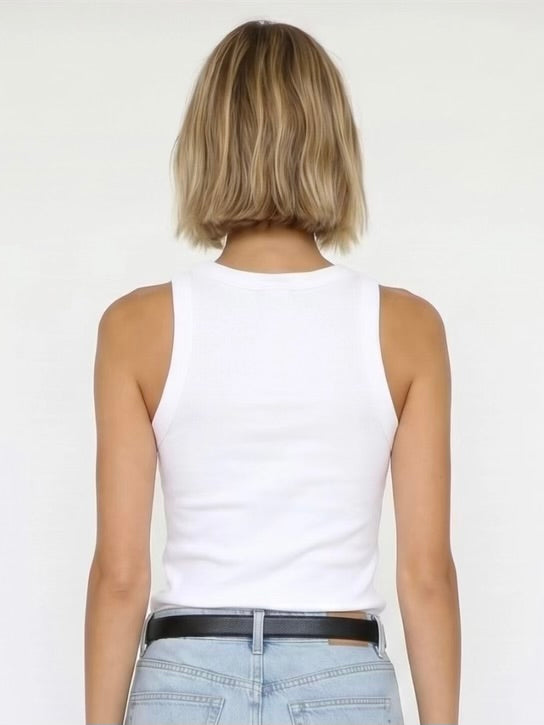 BARRE ESSENTIAL TANK WHITE