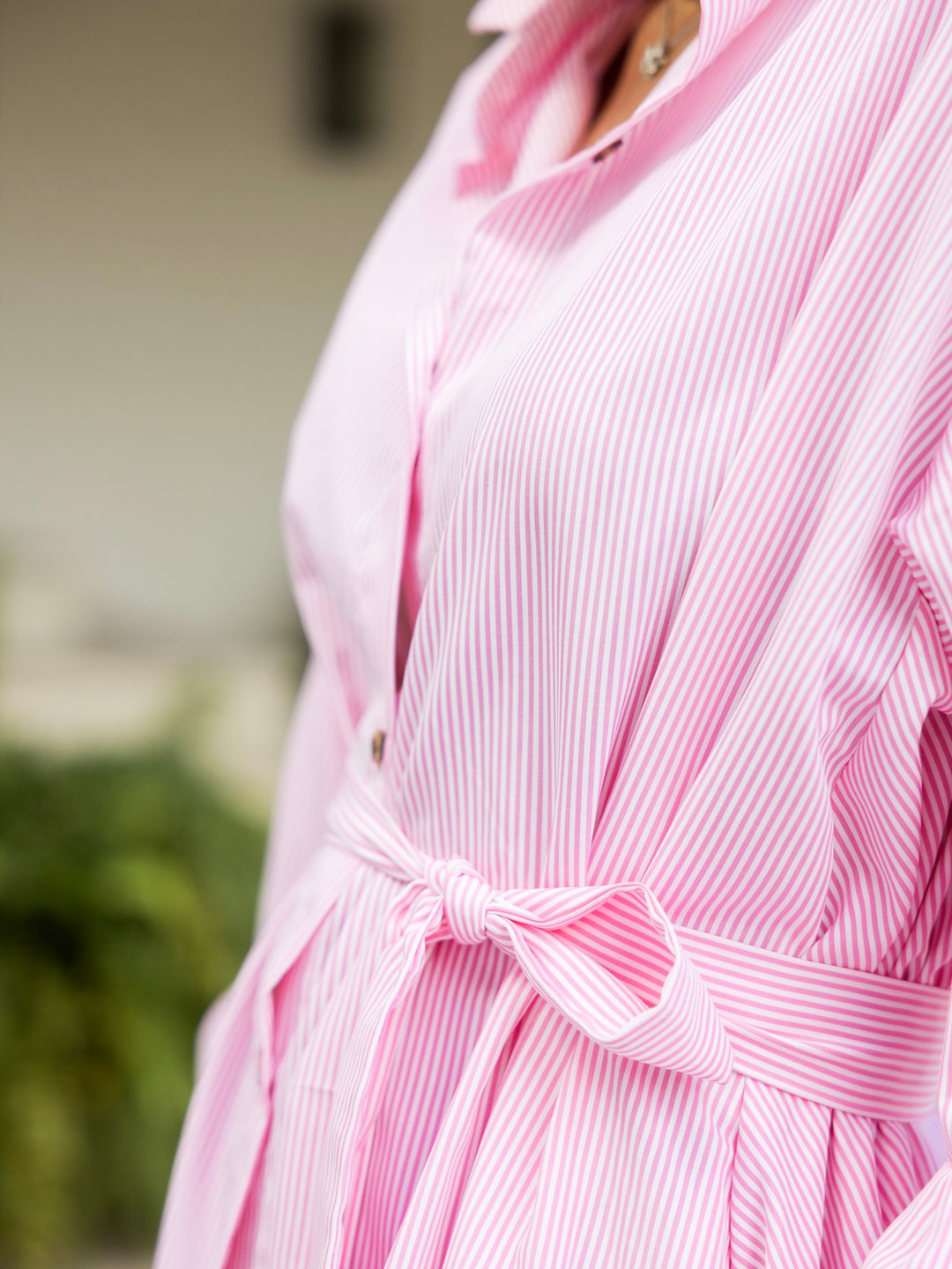 PEONY STRIPE DRESS