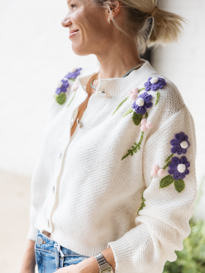 FREYA FLORAL CARDIGAN