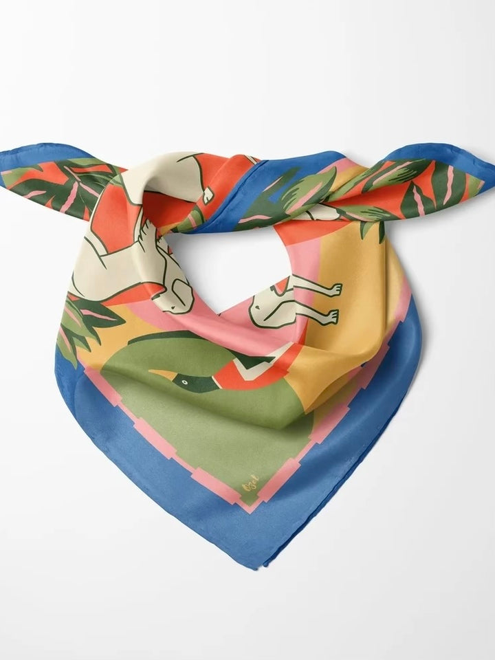 ON POINT SILK SCARF