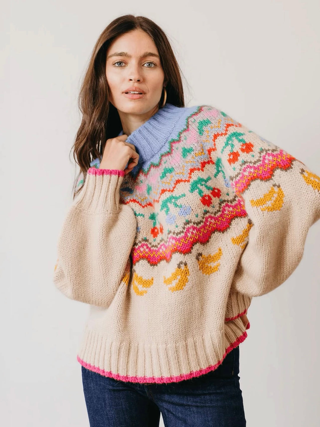 FAVIE FAIR ISLE SWEATER