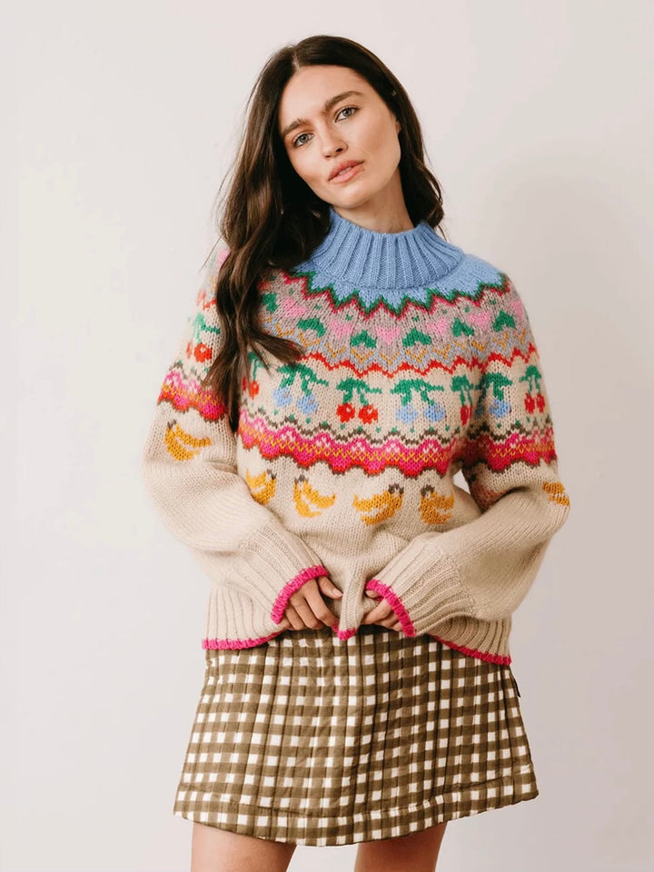 FAVIE FAIR ISLE SWEATER