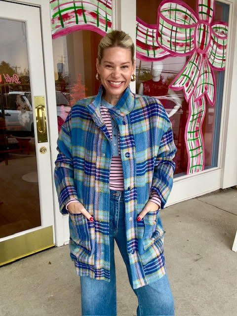 ISABELLE PLAID COAT